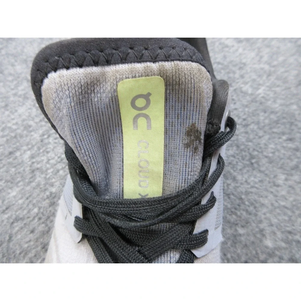 On Cloud X Shoes Womens Size 7.5 Gray White Athletic Running Sneakers CloudTec